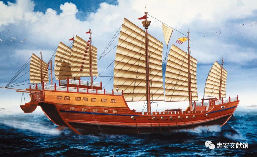 宋代使团乘坐的"神舟,明朝郑和下西洋的宝船及明清出使琉球的册封船